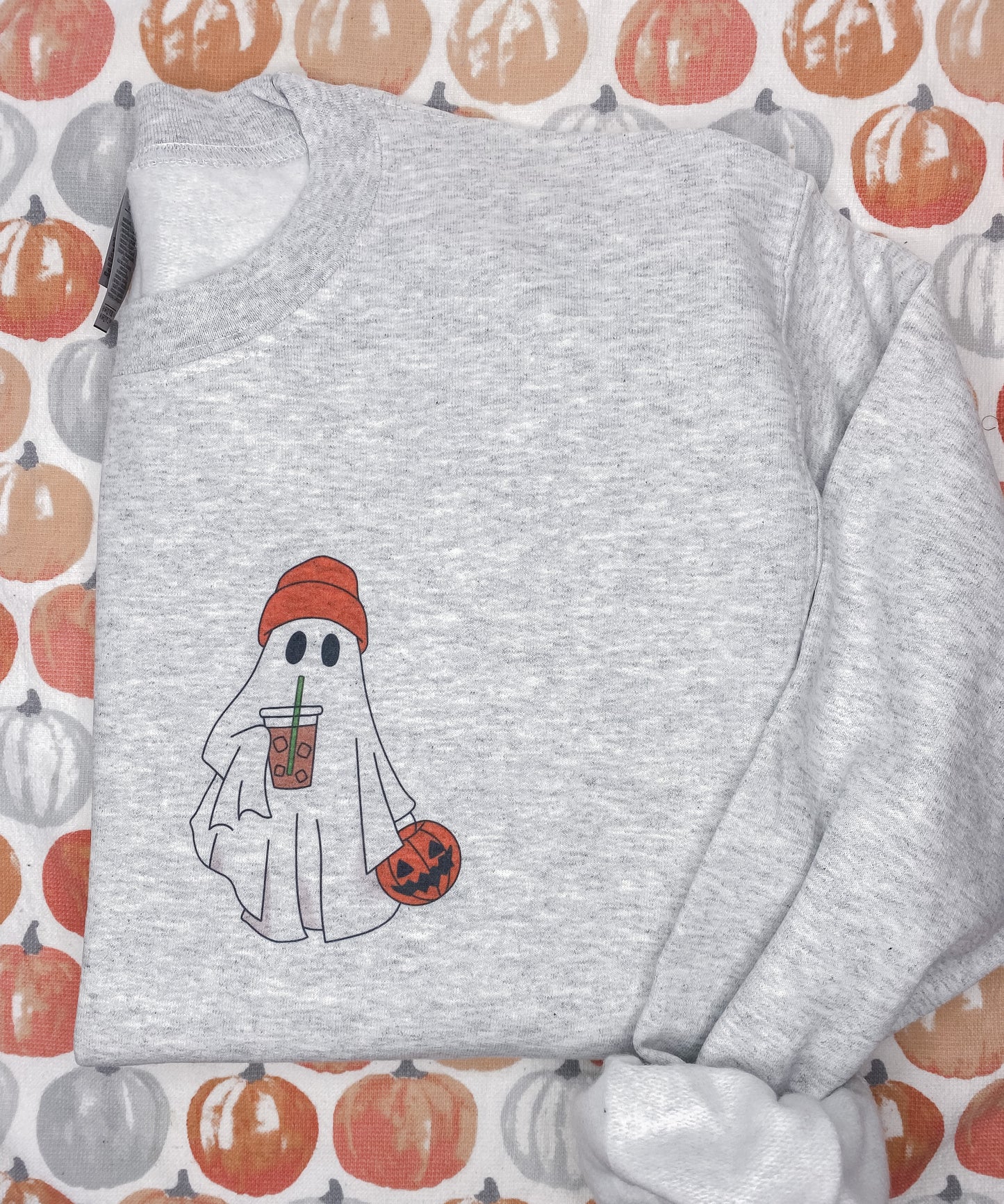 Iced Coffee Ghostie Crewneck Sweater