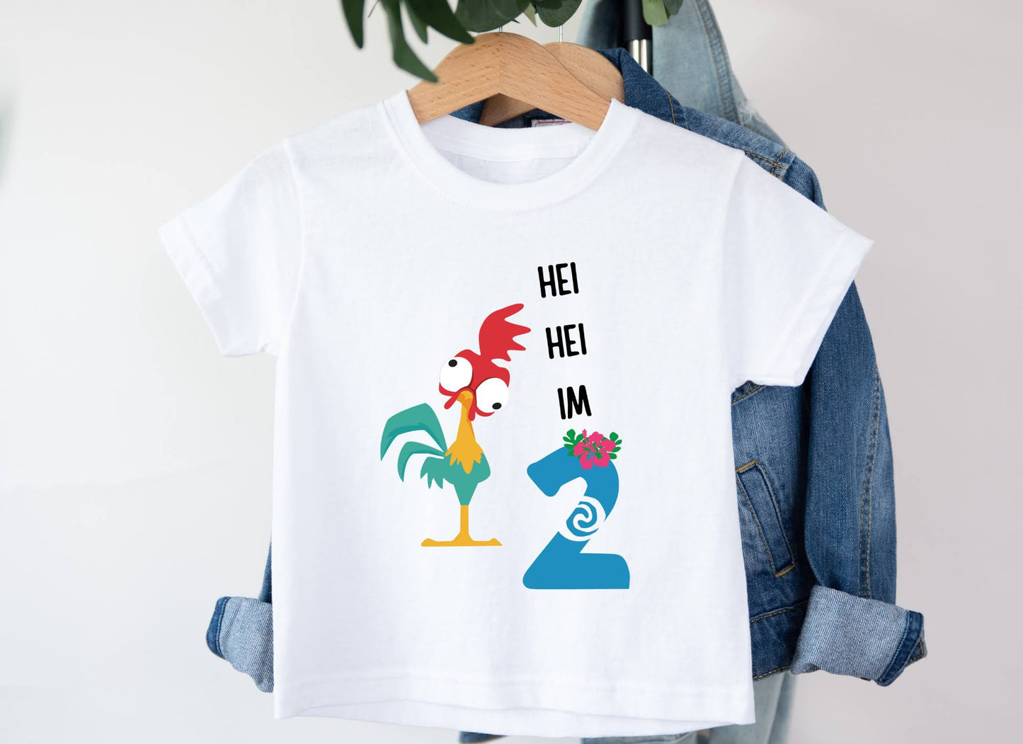 Hei Hei Im Two Bday Shirt