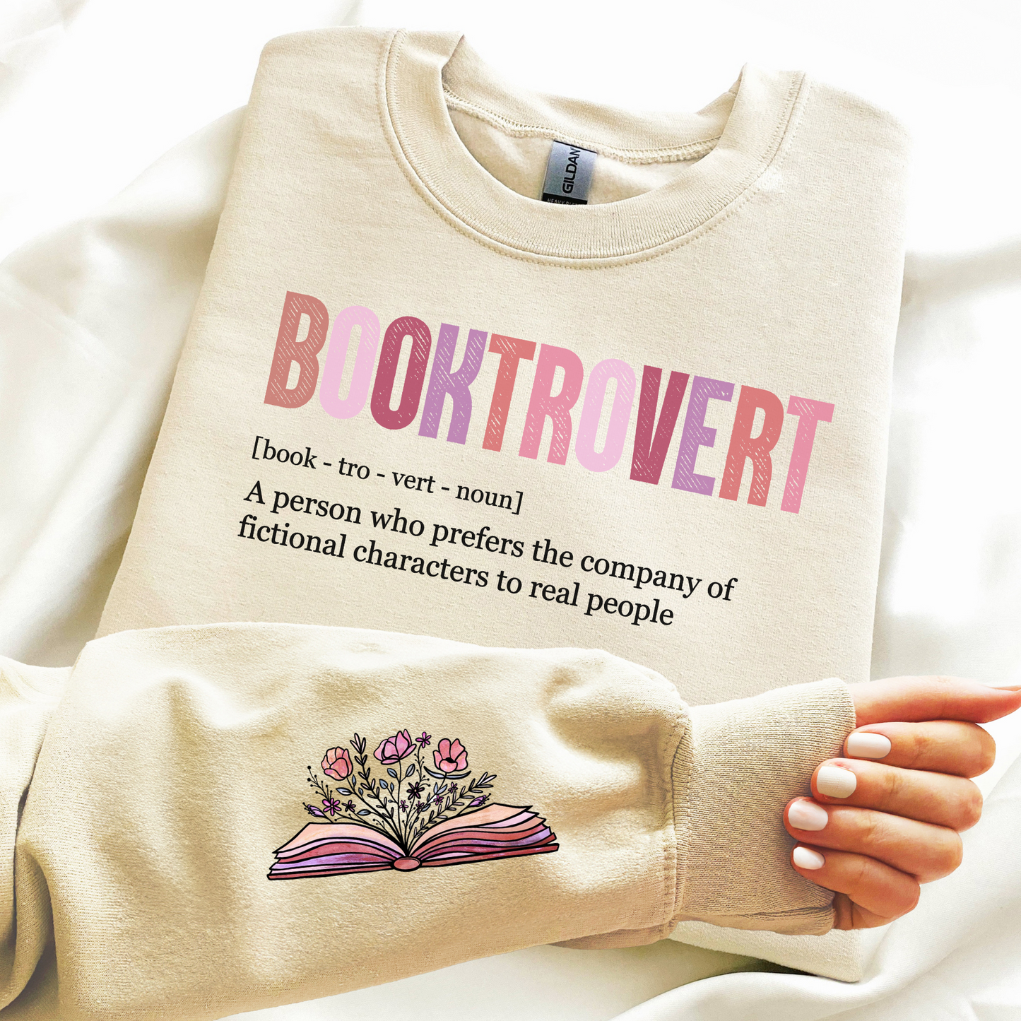 Booktrovert Crewneck Sweater