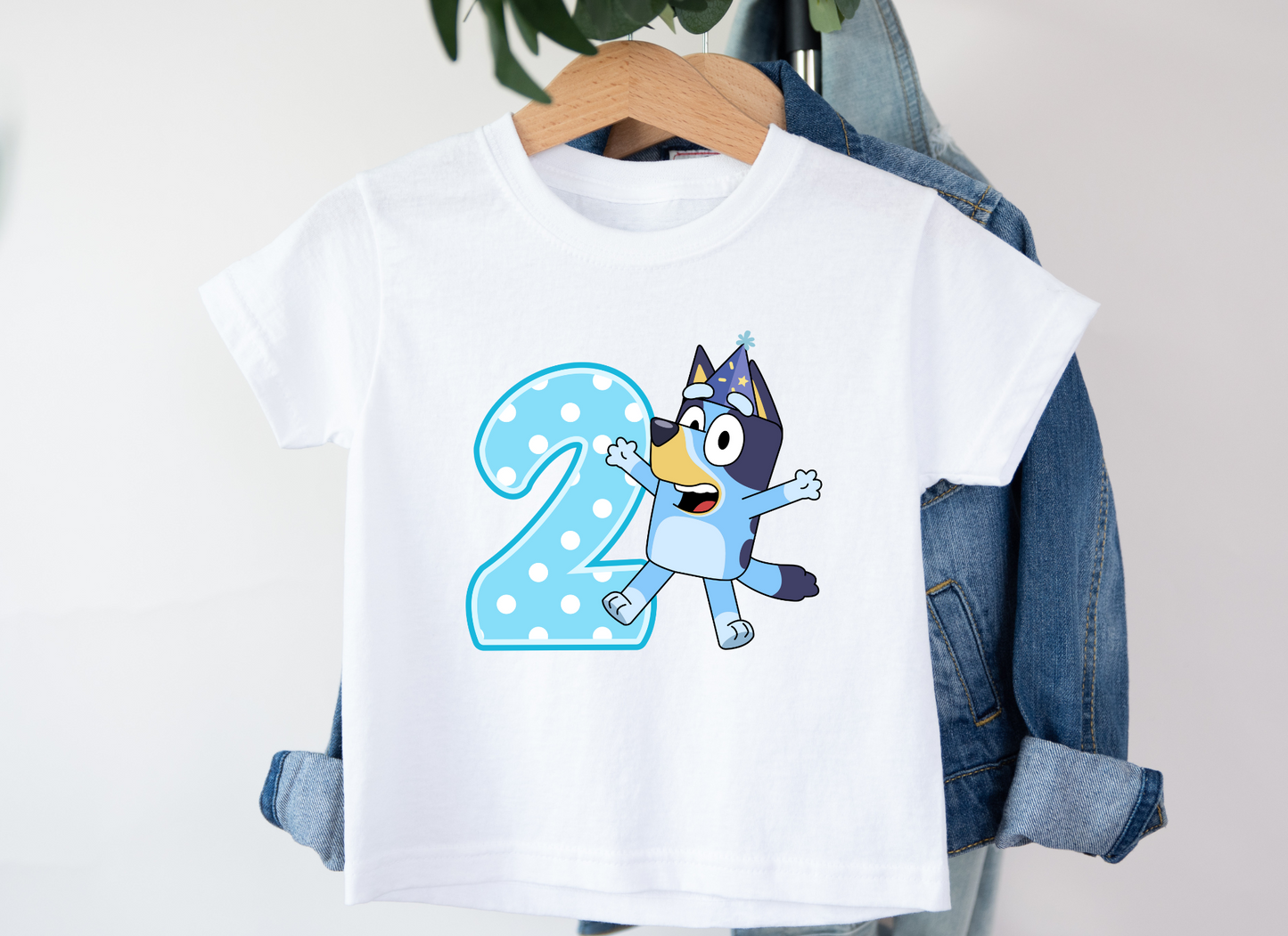 Blue Second Bday Shirt