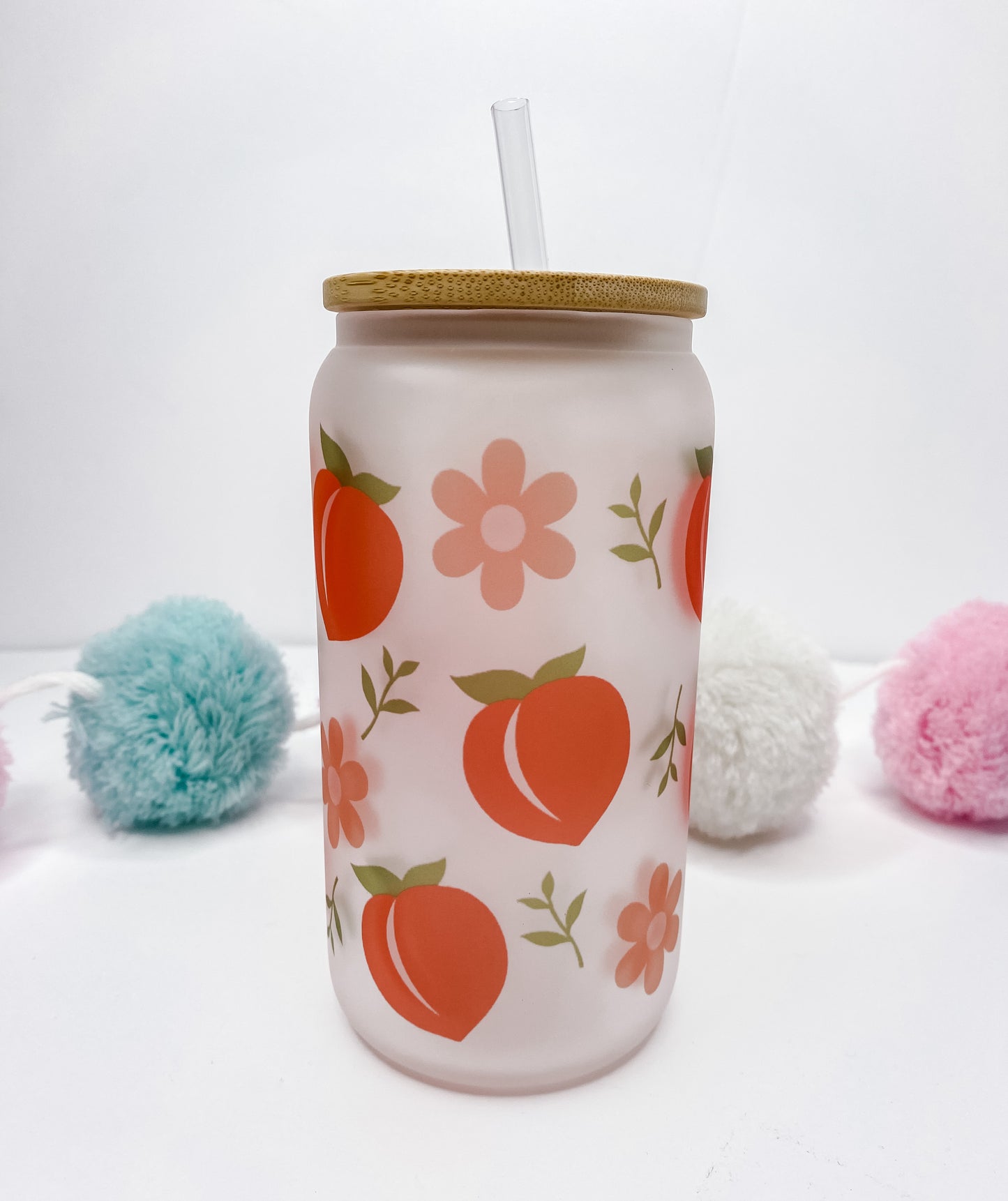 Peachy Glass Can