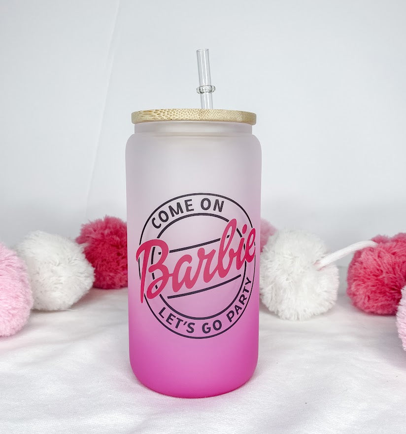 Barbie Glass Can
