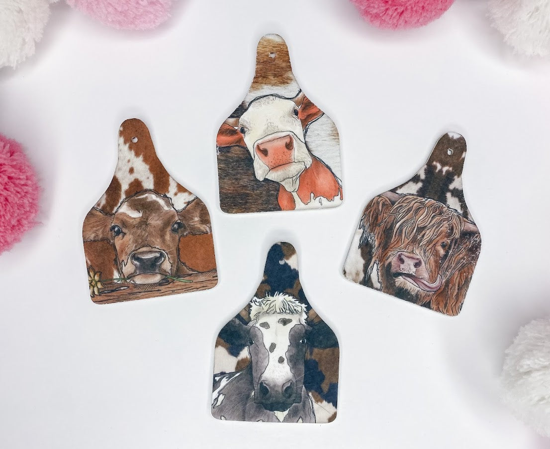 Cow Tag Air Freshener