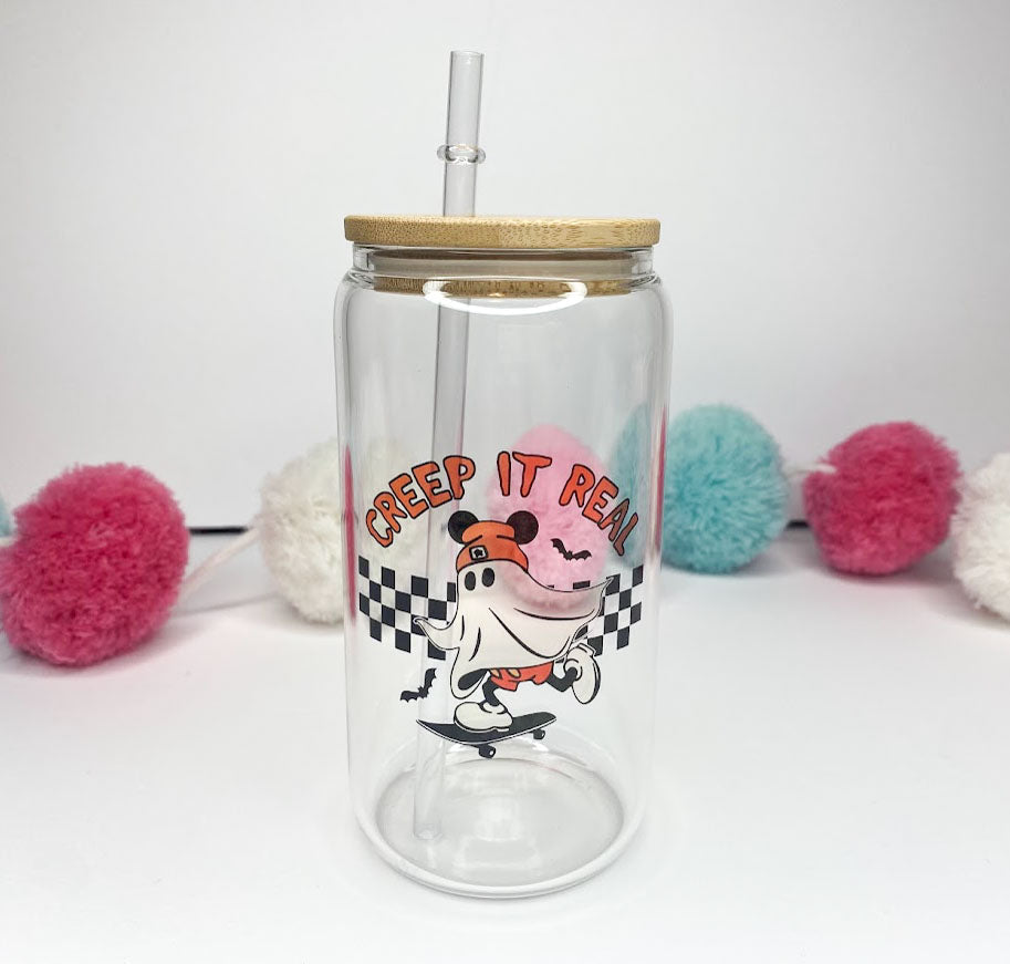 Creep It Real Glass Can