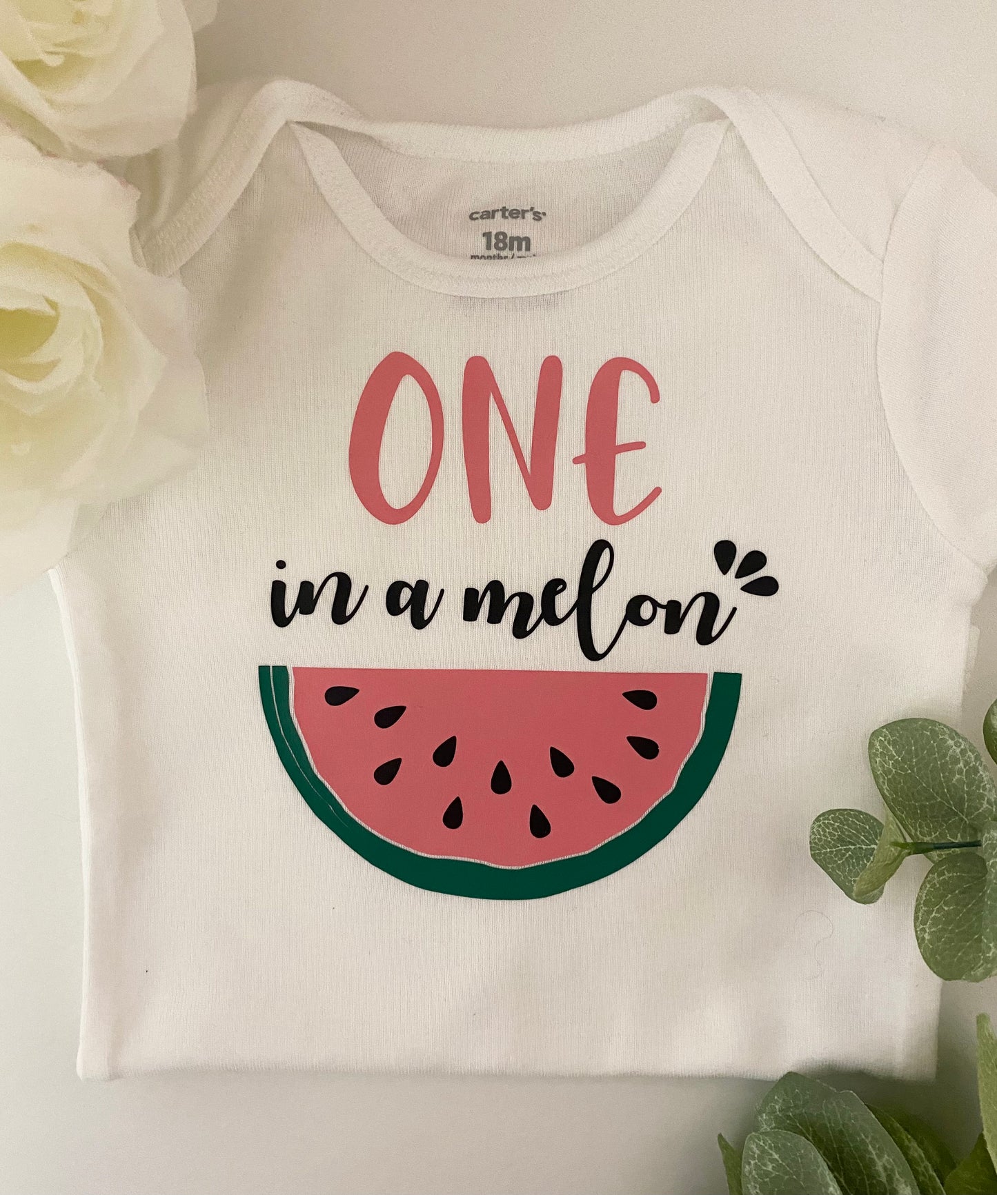 One in a Melon Birthday Onesie, First Birthday Onesie