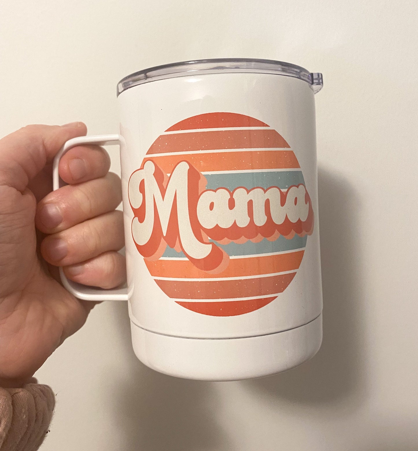 Mama Retro Style Insulated Travel Mug