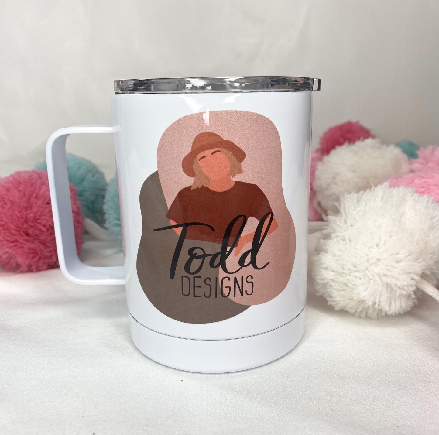 Custom with Business Logo Insulated Travel Mug