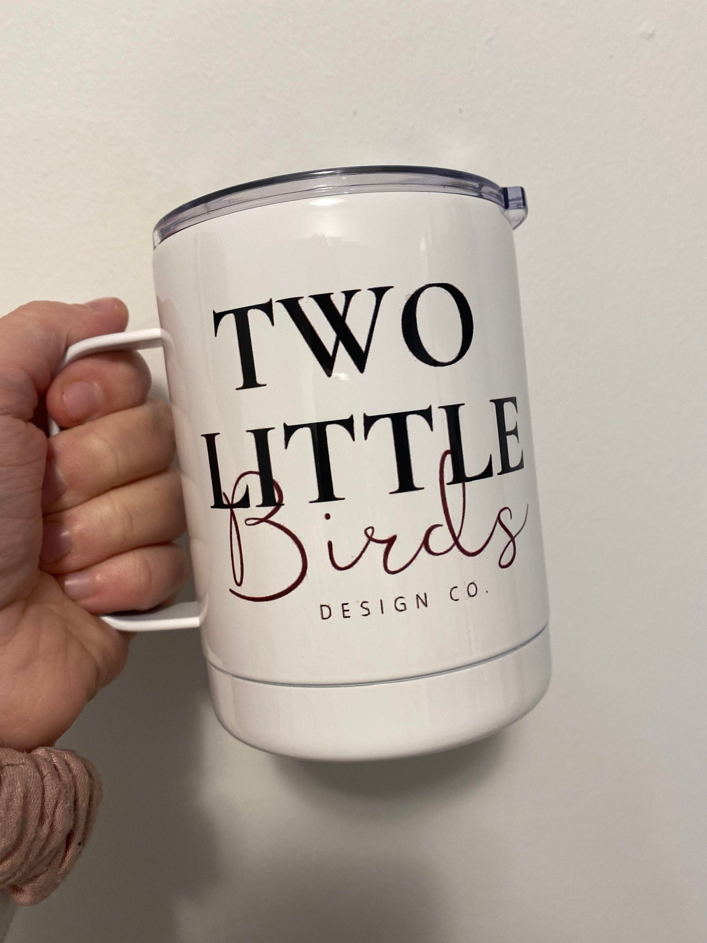 Custom with Business Logo Insulated Travel Mug