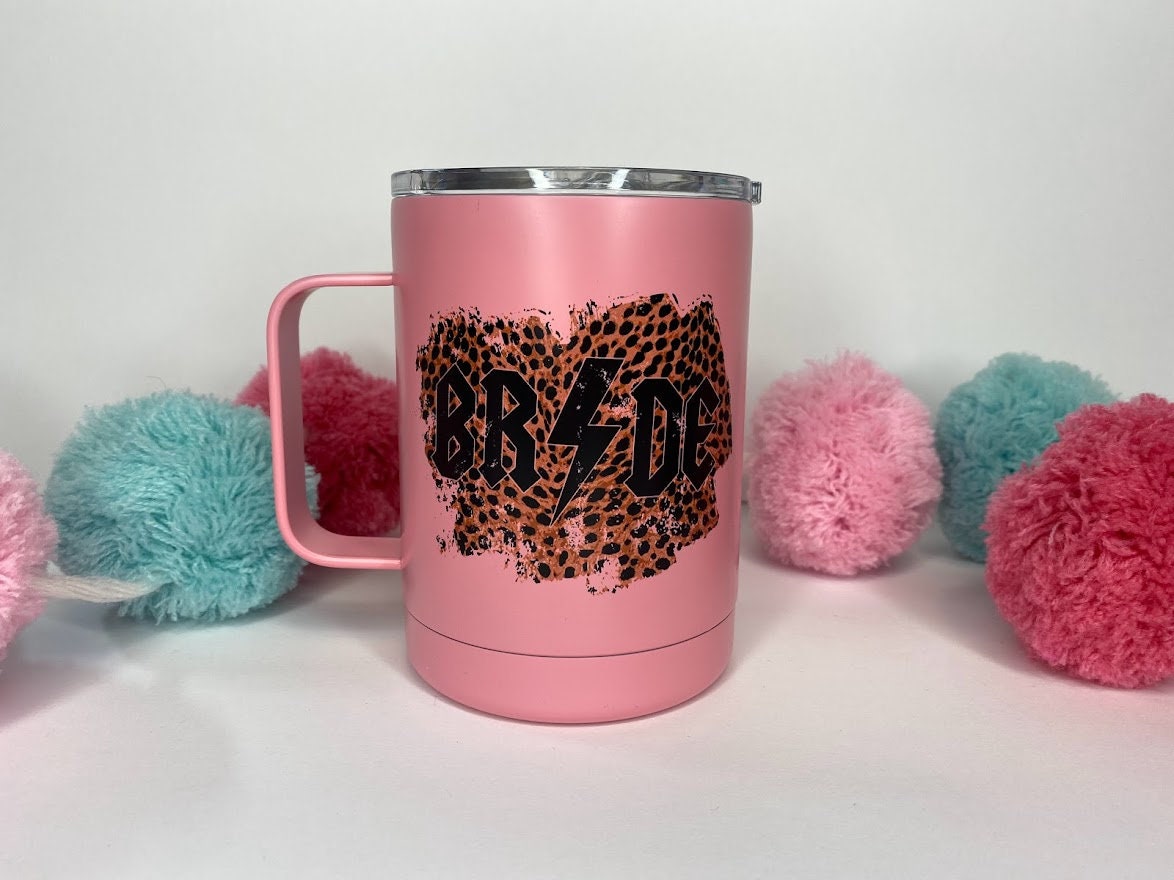 Bride Leopard Insulated Travel Mug