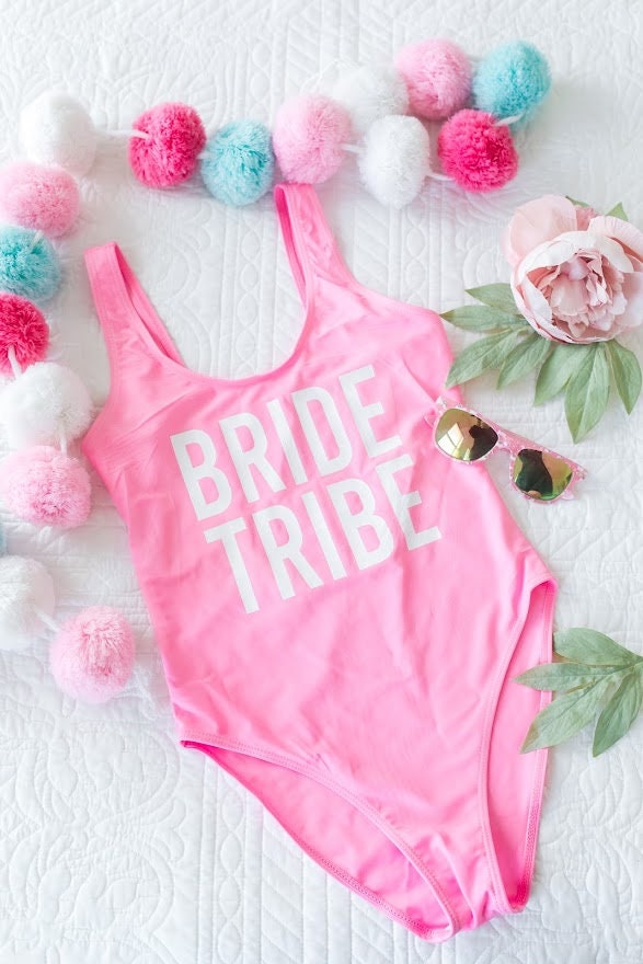 Bride Tribe Swimsuit, Bridal Party Swimsuit