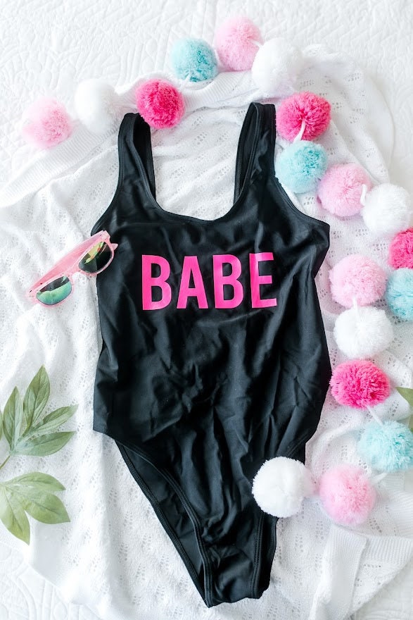 Babe Swimsuit, Bridal Party Swimsuit