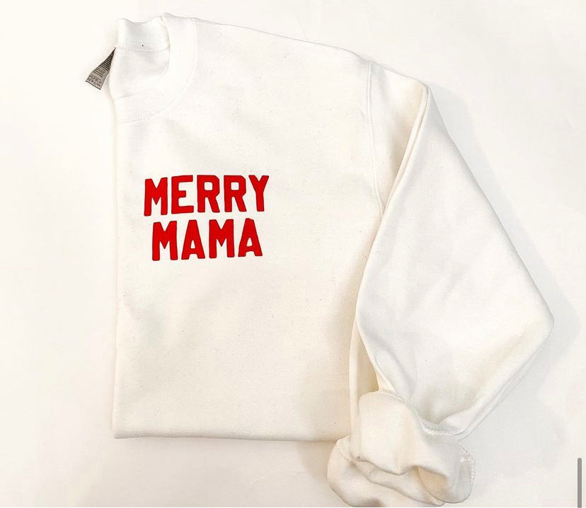 Merry Mama Crewneck Sweater