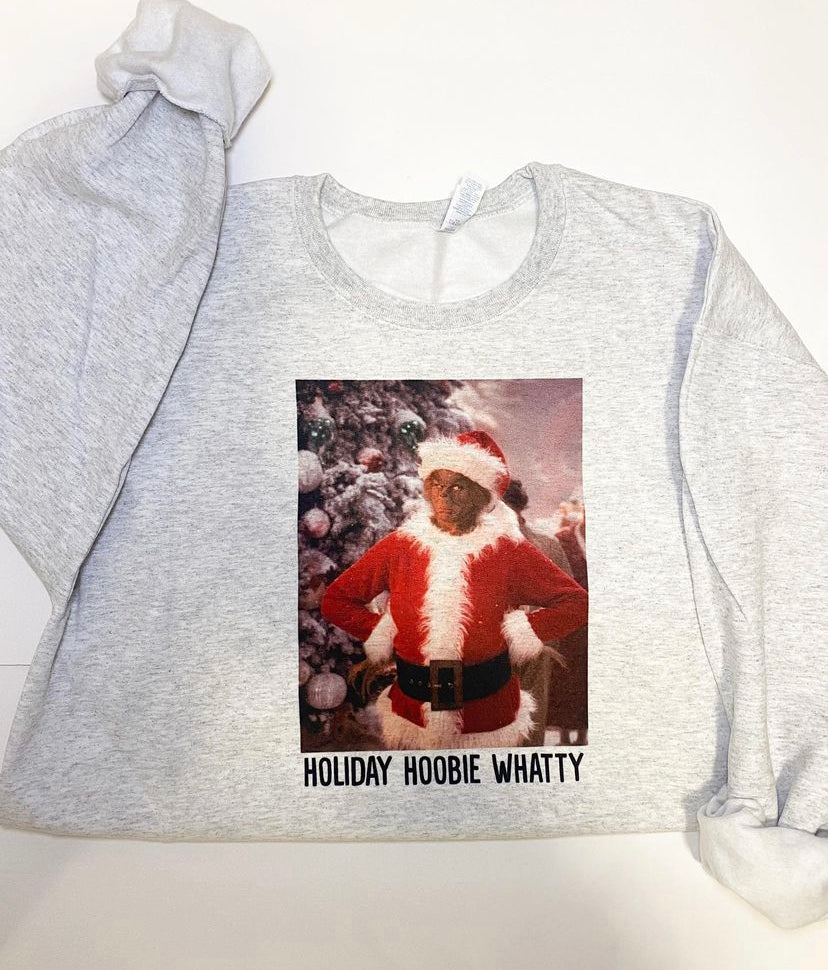 Holiday Hoobie Whatty Crewneck Sweater