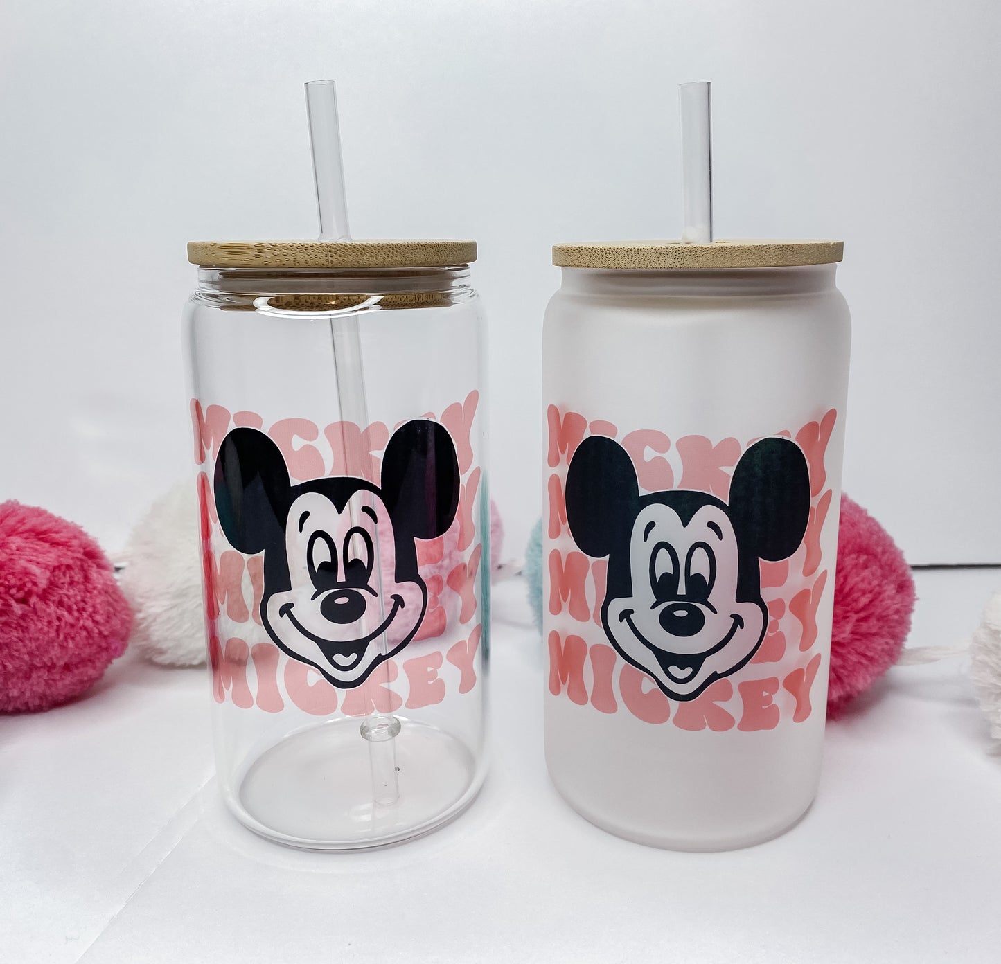 Character Glass Can