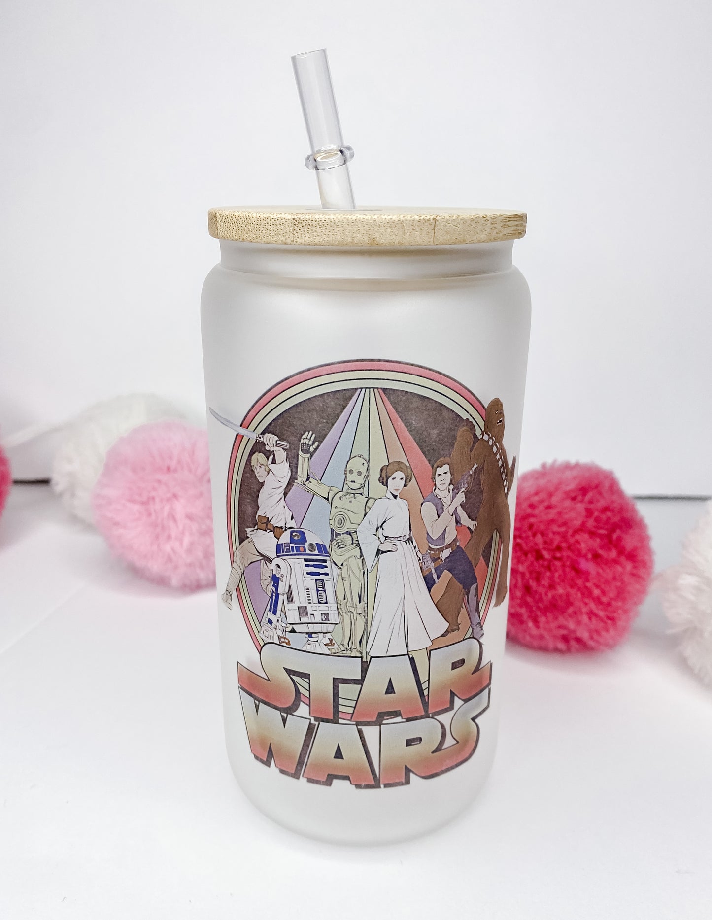 Vintage Glass Can