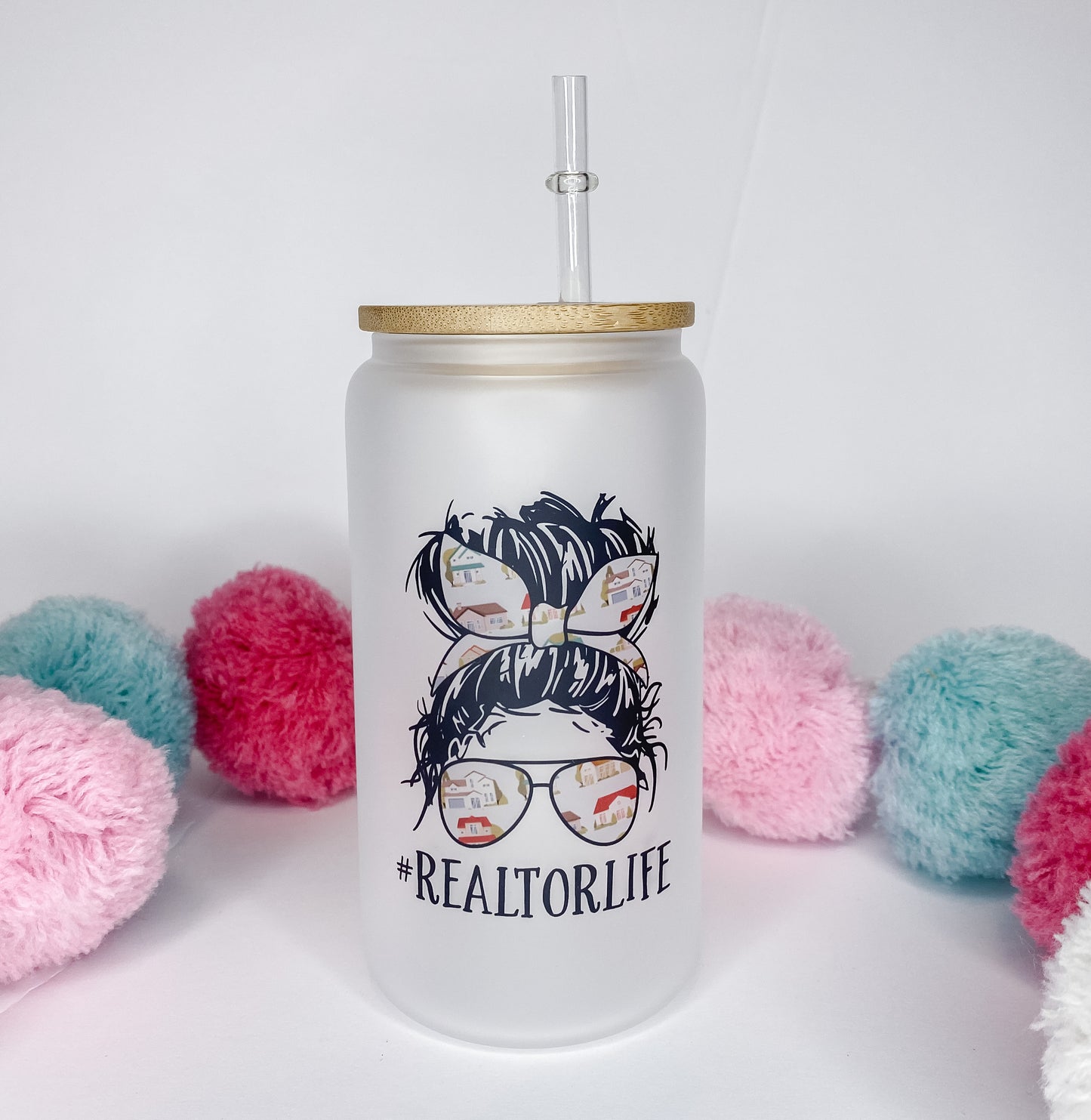 Realtor Life Glass Can