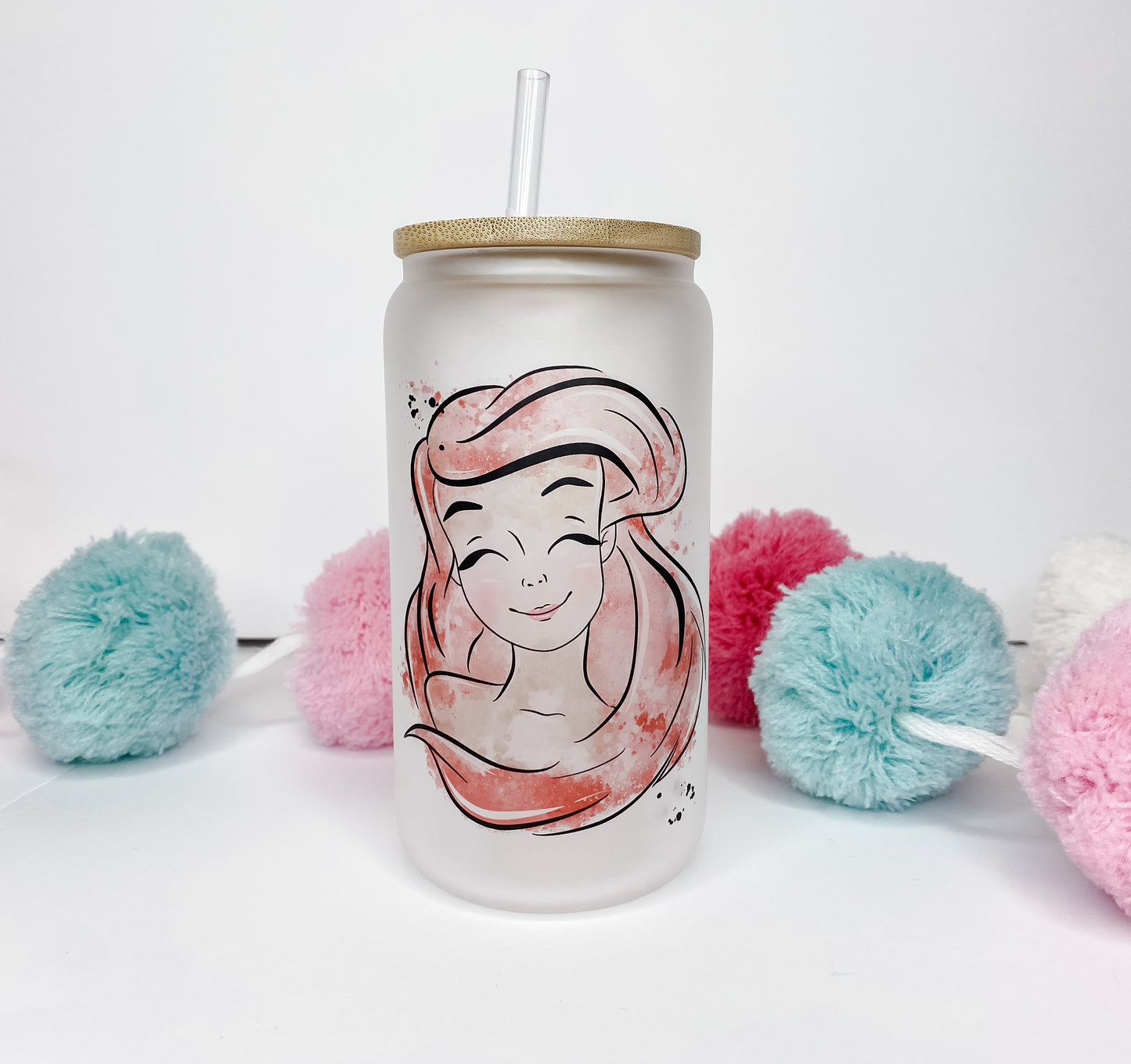 Mermaid Glass Can