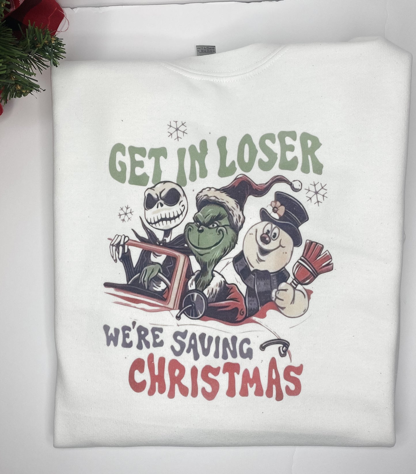 Saving Christmas Crewneck Sweater
