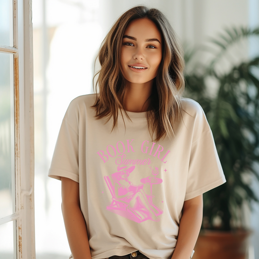 Book Girl Summer Tshirt