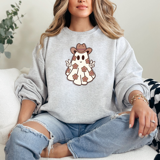 Cowboy Ghostie Crewneck