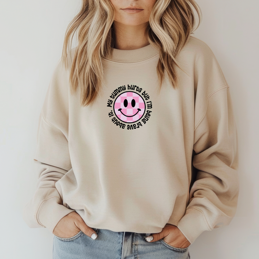 My Tummy Hurts Crewneck Sweater