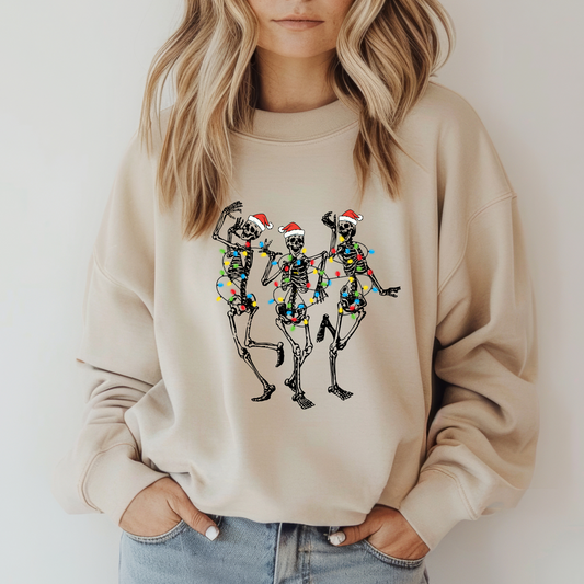 Christmas Skelly Crewneck Sweater