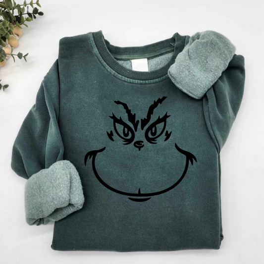 Grinchy Grinch Youth Crewneck Sweater