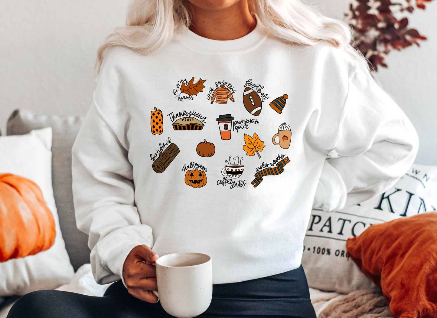All Things Fall Crewneck Sweater