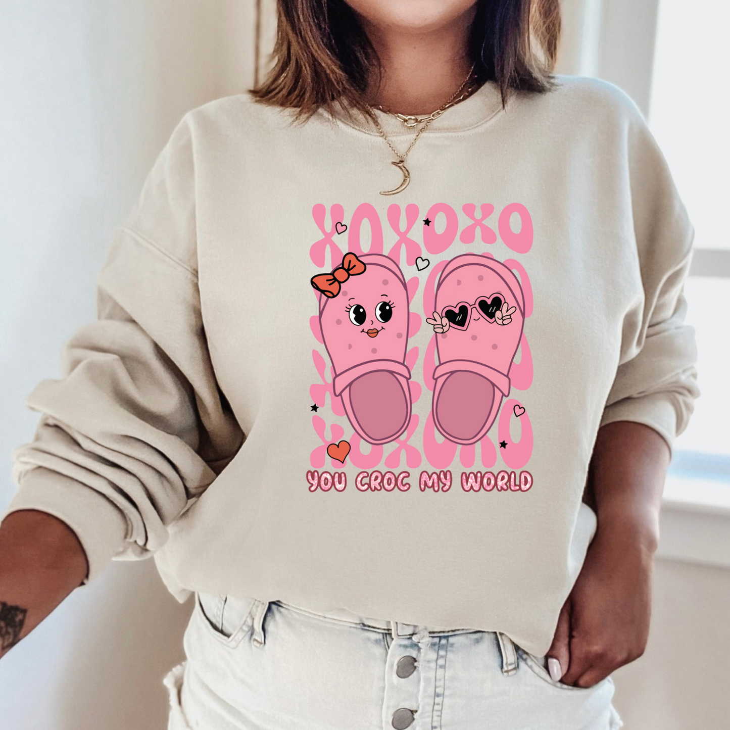 You Croc My World Crewneck Sweater