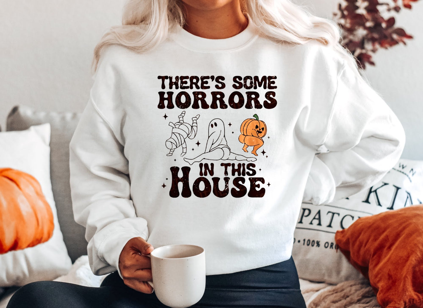 Some Horrors in This House Crewneck Sweater