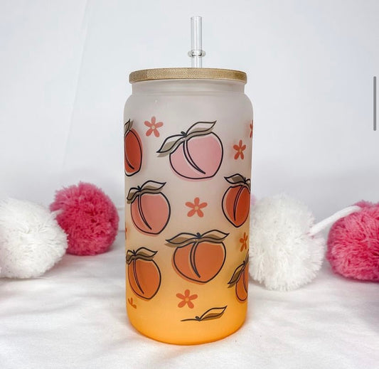 Peachy Glass Can