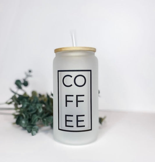 COFFEE Glass Can