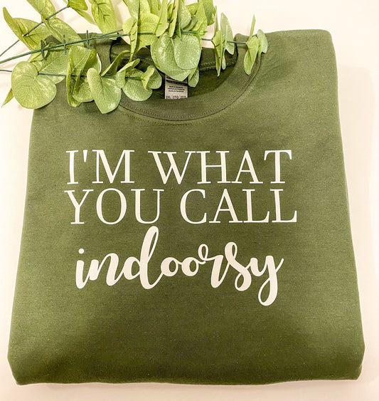 Indoorsy Crewneck Sweater