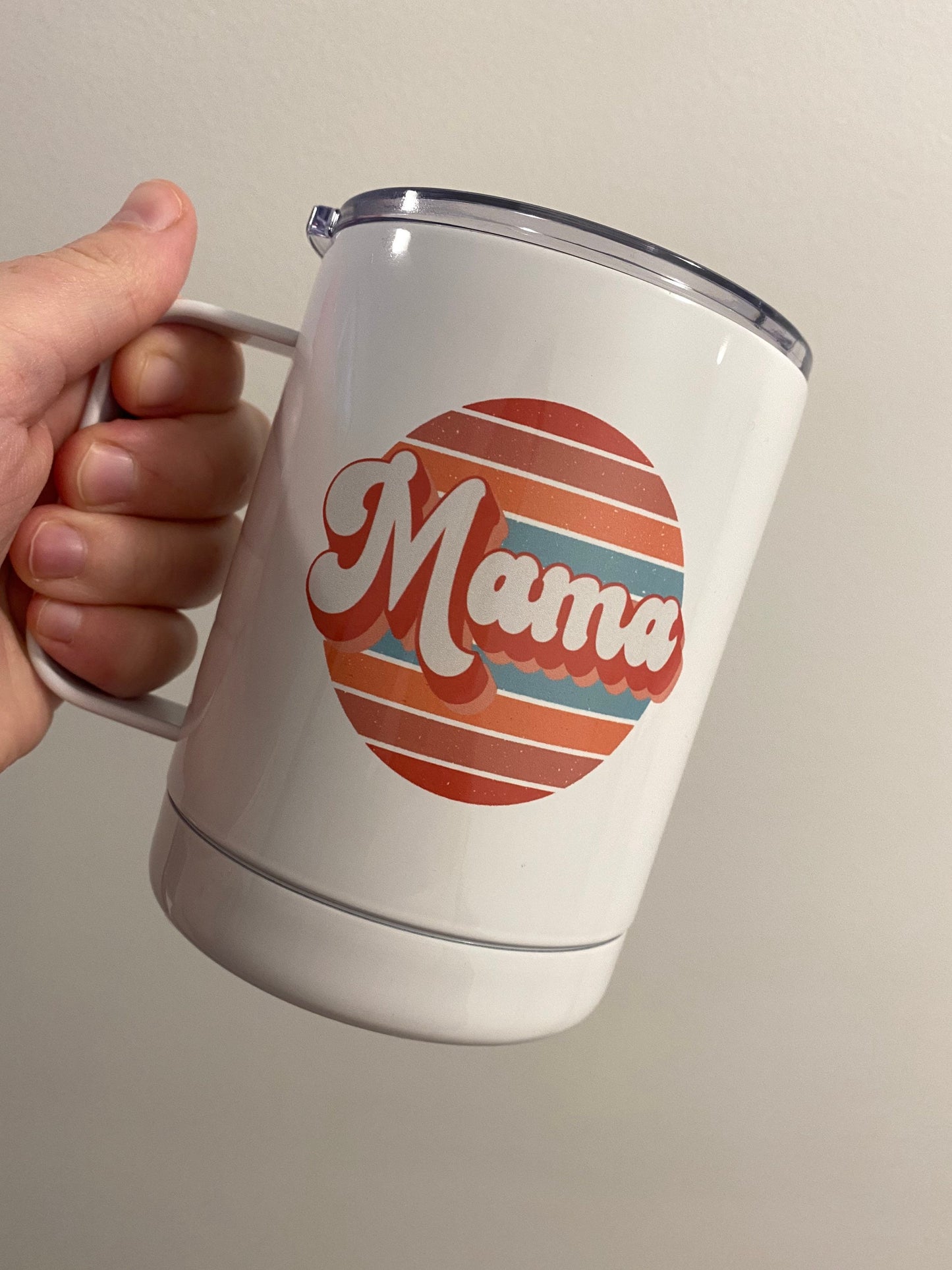 Mama Retro Style Insulated Travel Mug