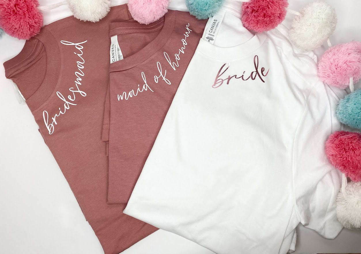 Bridesmaid Tshirt