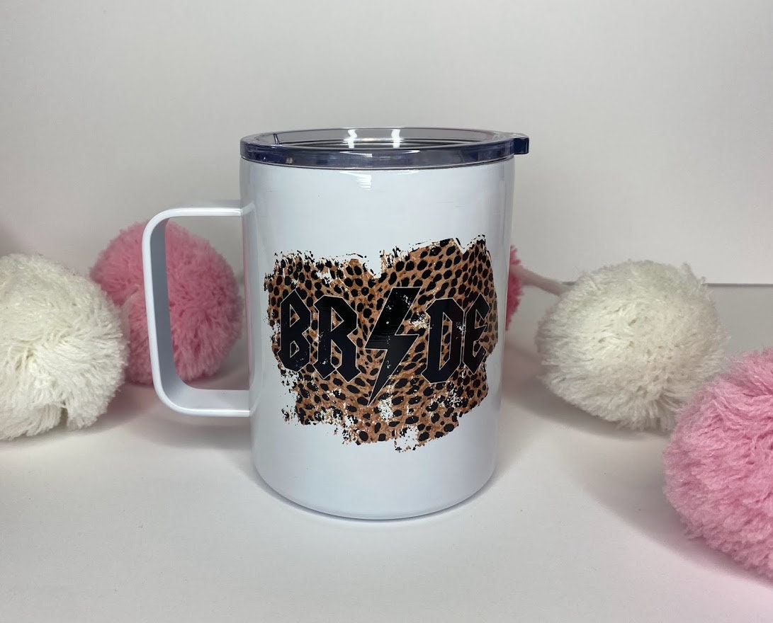 Bride Leopard Insulated Travel Mug