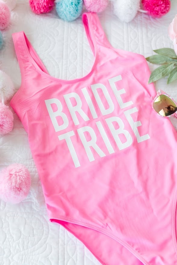 Bride Tribe Swimsuit, Bridal Party Swimsuit