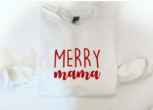 Merry Mama Crewneck Sweater