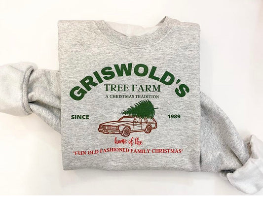 Griswold’s Tree Farm Crewneck Sweater